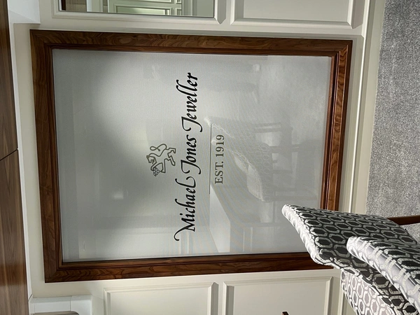 Frosted Window Graphic