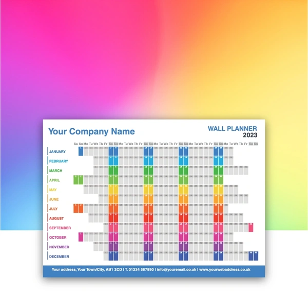  Folded Wall Planner