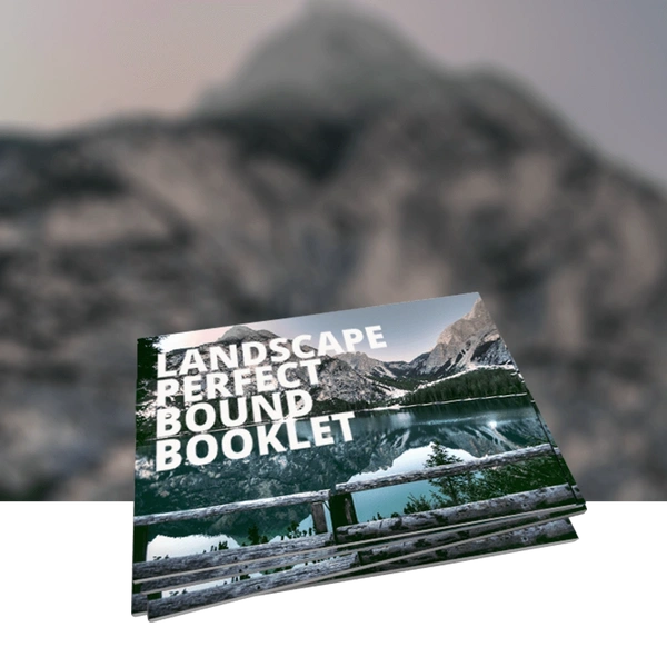 Landscape Perfect Bound Booklets